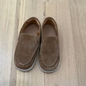 Zara Brown Suede Loafers